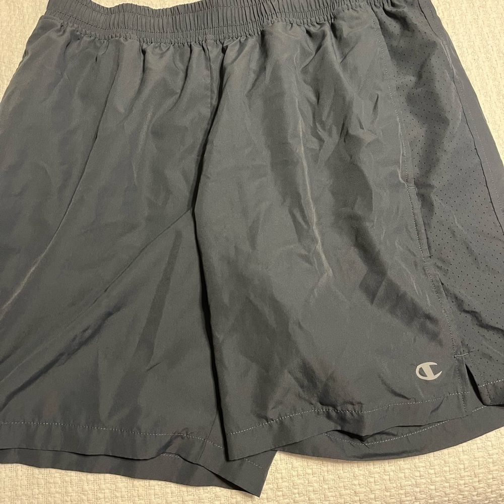 Champion Men's Dark Gray Athletic Shorts